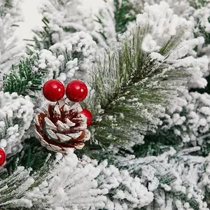 *Christmas Decoration Rattan Plush Falling Snow High Aesthetic