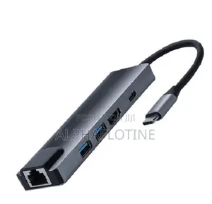 Type-C 5in1 Gigabit Rj45 Adapter