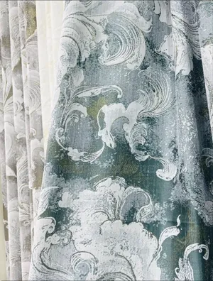Gold and Black Elegant Curtains and Sheers for Rings