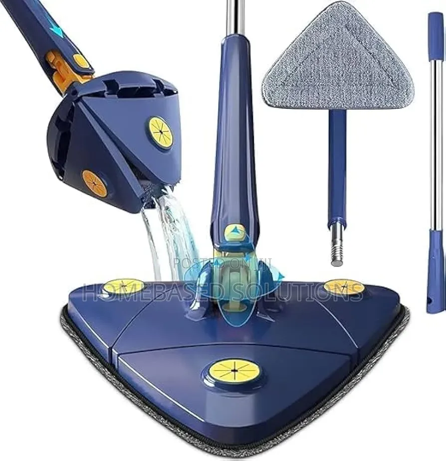 Long Handle Triangular Twist Mop