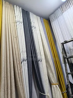 Grey White Elegant Curtains and Sheers for Hooks