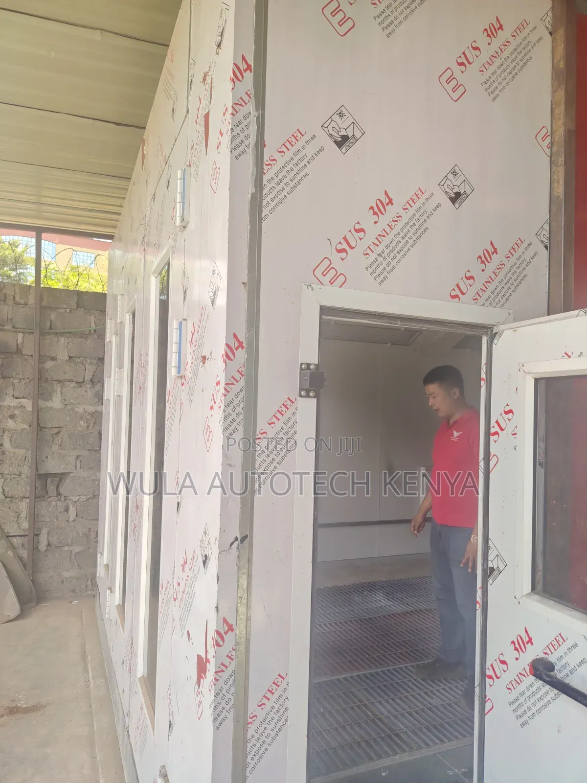 Controlled Fresh Air Circulation System Power Spray Booth Machine Wula