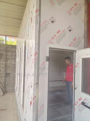 Controlled Fresh Air Circulation System Power Spray Booth Machine Wula