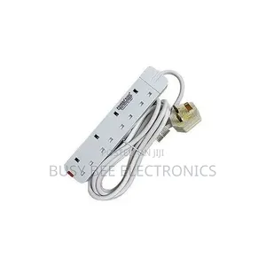 Power King 4way Pk 1004 Original Power Extension Cable - White