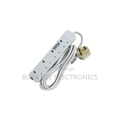 Power King 4way Pk 1004 Original Power Extension Cable - White