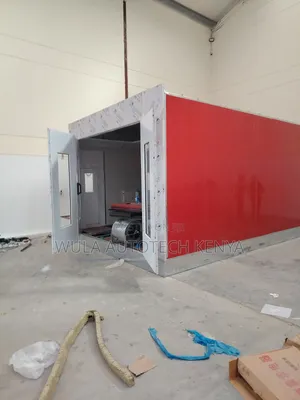Wide Vehicle Access Door Powerful Spray Booth System Machine Sunshine
