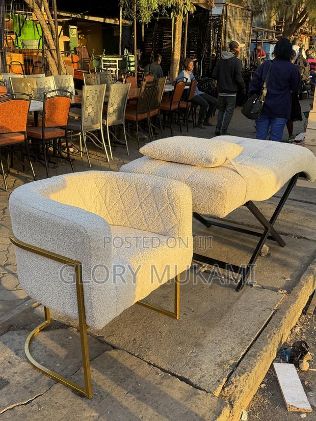 Cream White Styling Chairs - thumbnail 2