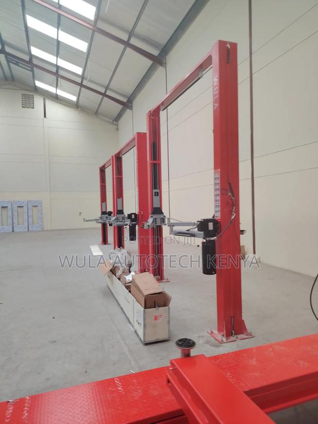 Twin Hydraulic Cylinder System Heavy Duty 2post Carlift 4tns Machine