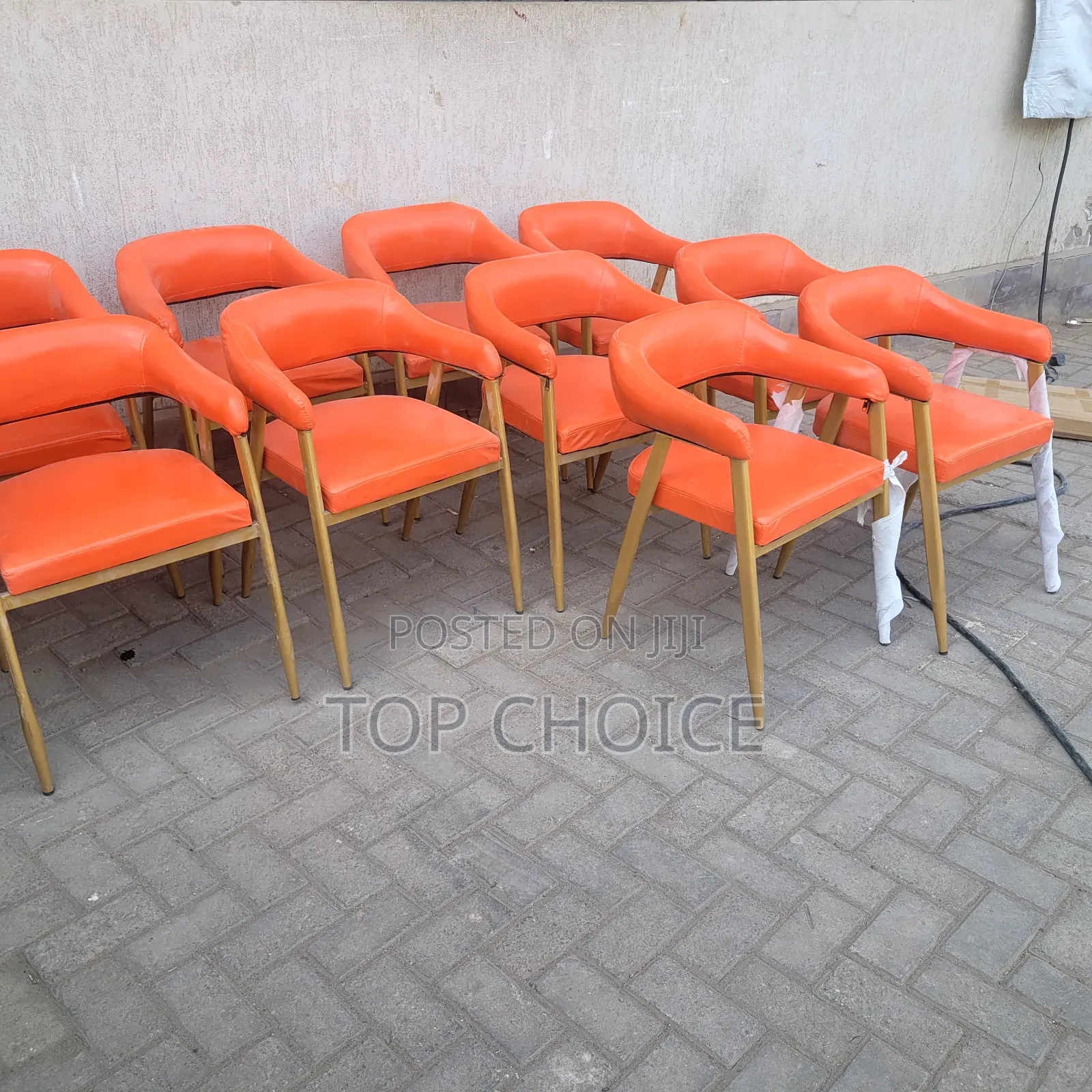 Orange Restaurant Chairs