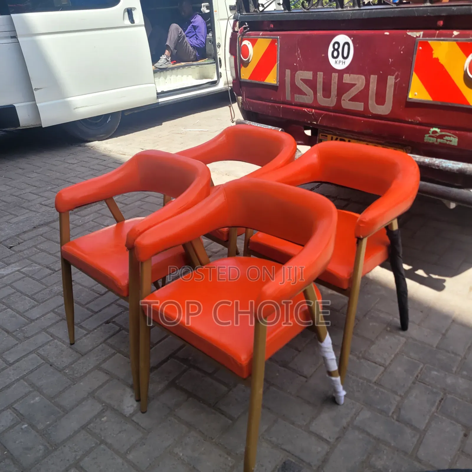 Orange Restaurant Chairs