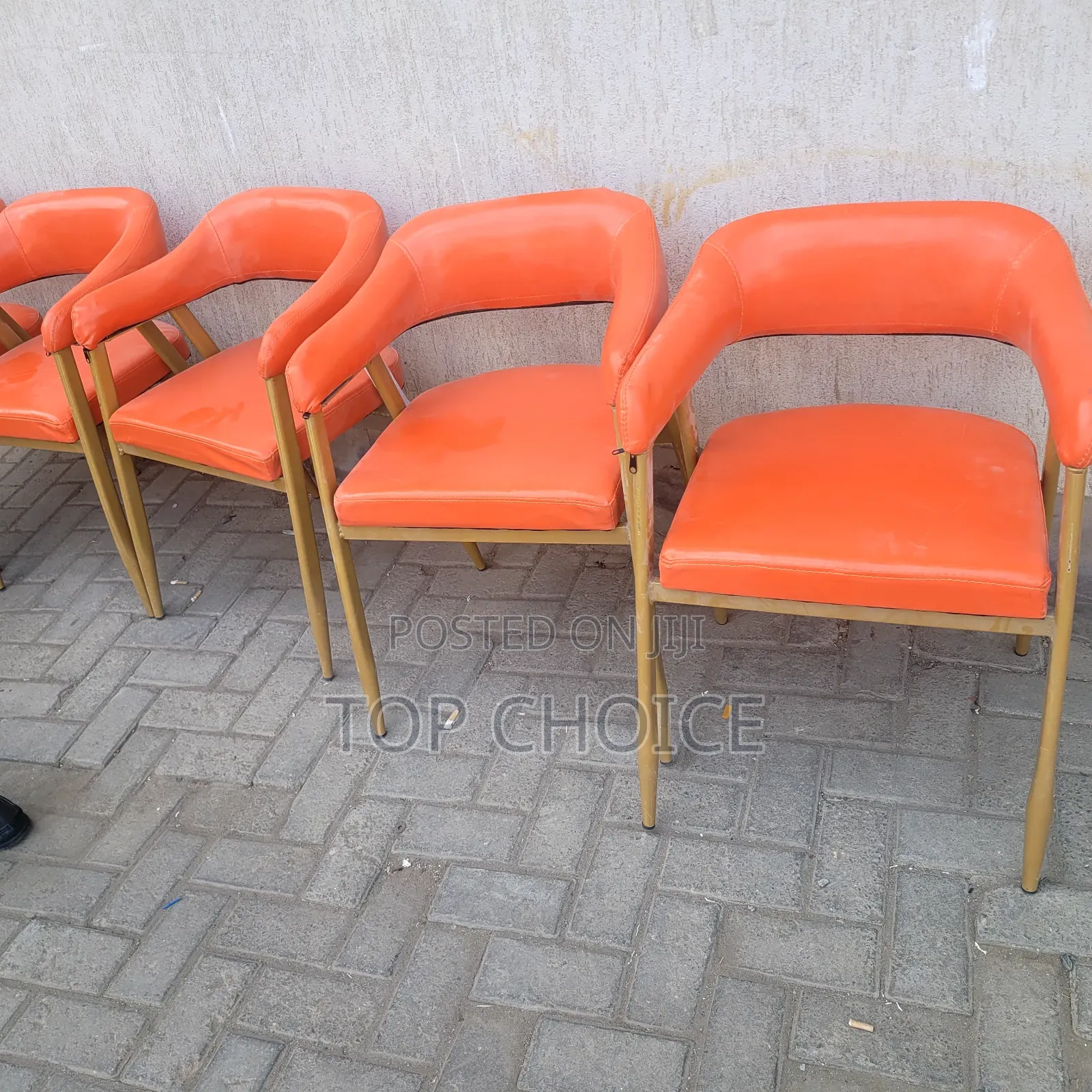 Orange Restaurant Chairs