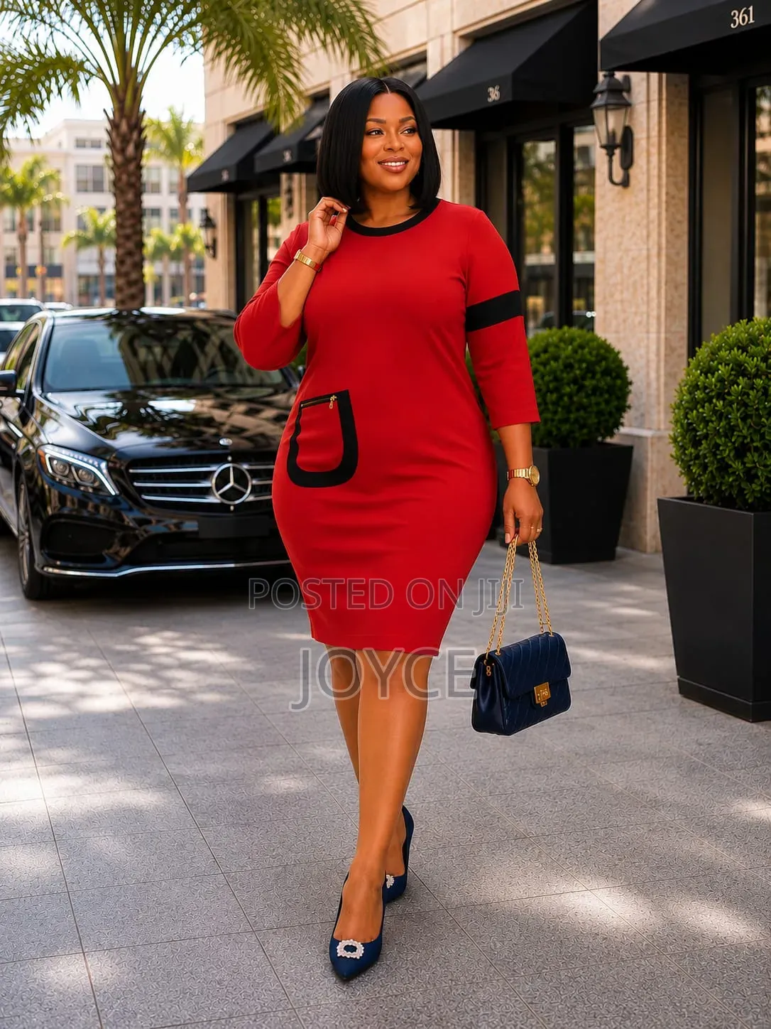 Stretcher Straight Dress
