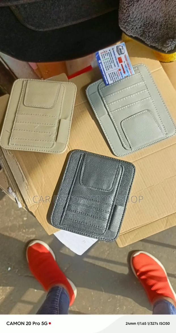 Sun Visor Card Storage Pocket Holder - main view