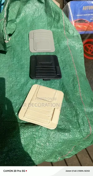 Sun Visor Holder With Multiple Card Slots ,Pen ,Sun Glasses Holder