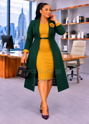 Fitted Dress With Belt