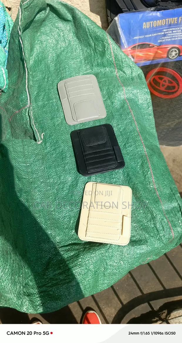Sun Visor Card Holder With Multiple Pockets in Different Colors - thumbnail 2
