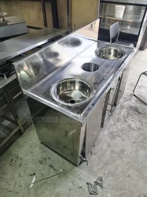 Stainless Steel Commercial Hand Washing Station Sink Two Bowls
