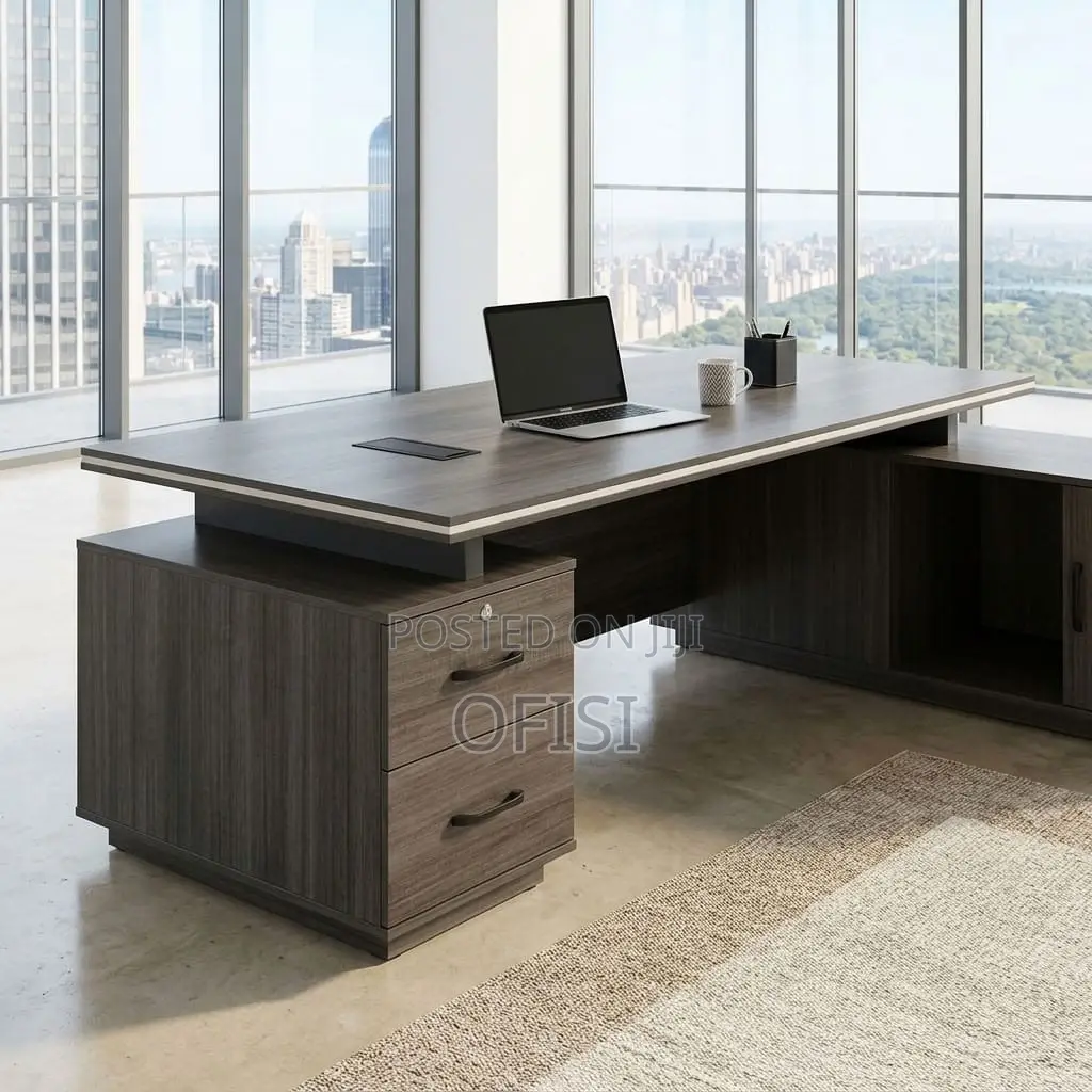 Office Desk; 2.4M Professional Executive Office Table