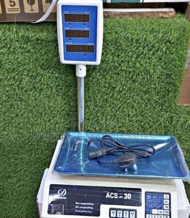 Acs 30 Digital Weighing Scale > Perfect Quality