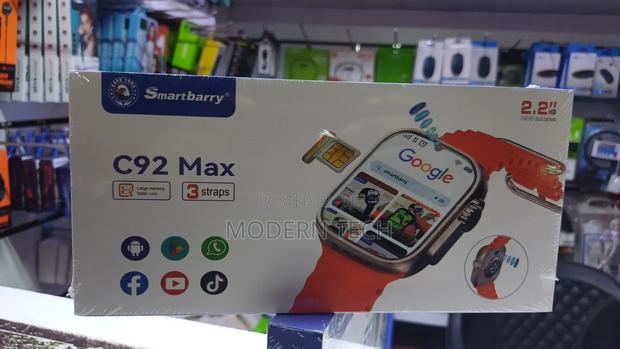 SmartBarry C92 Max Full Touch 4G Android Smart Watch With Simcard - main view