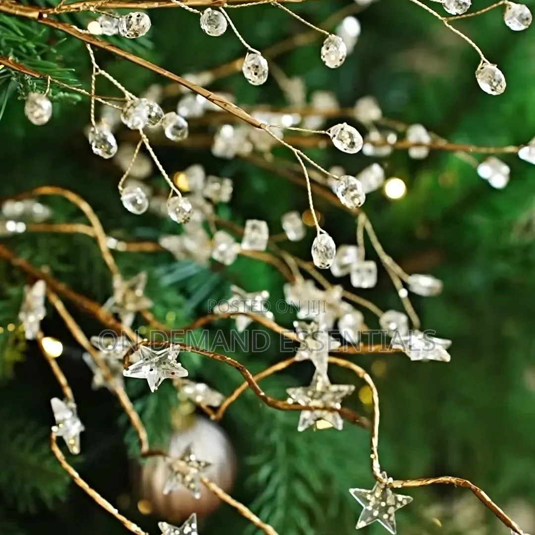 *Christmas Decorations Crystal Bud Branches