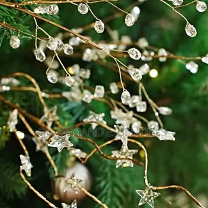 *Christmas Decorations Crystal Bud Branches
