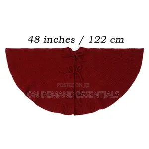 Christmas Knitted Tree Skirt Knitted Christmas Tree Apron