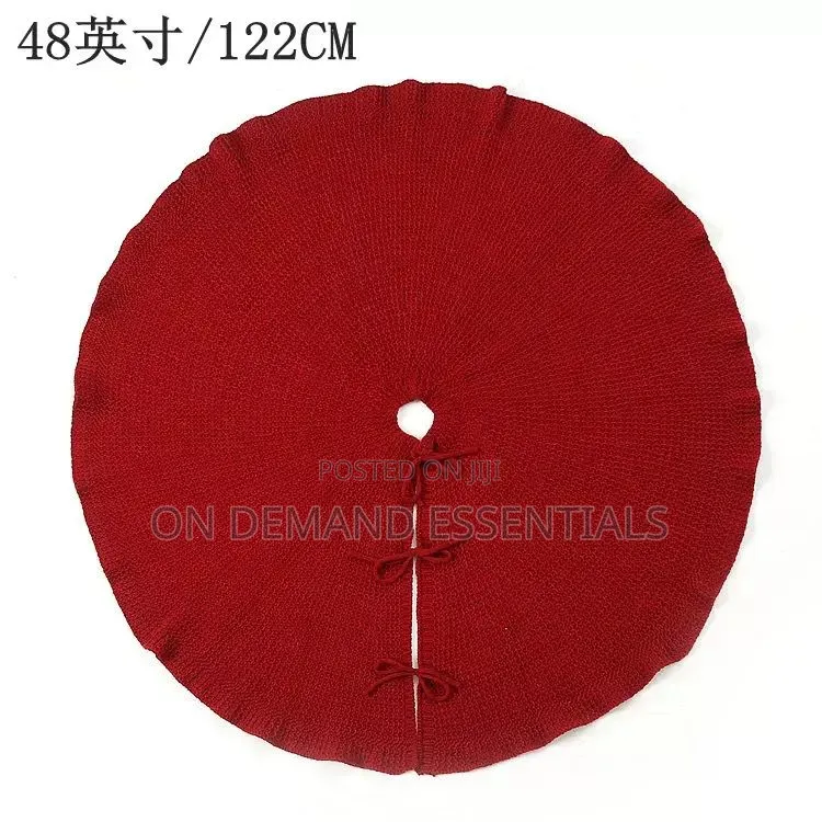 Christmas Knitted Tree Skirt Knitted Christmas Tree Apron