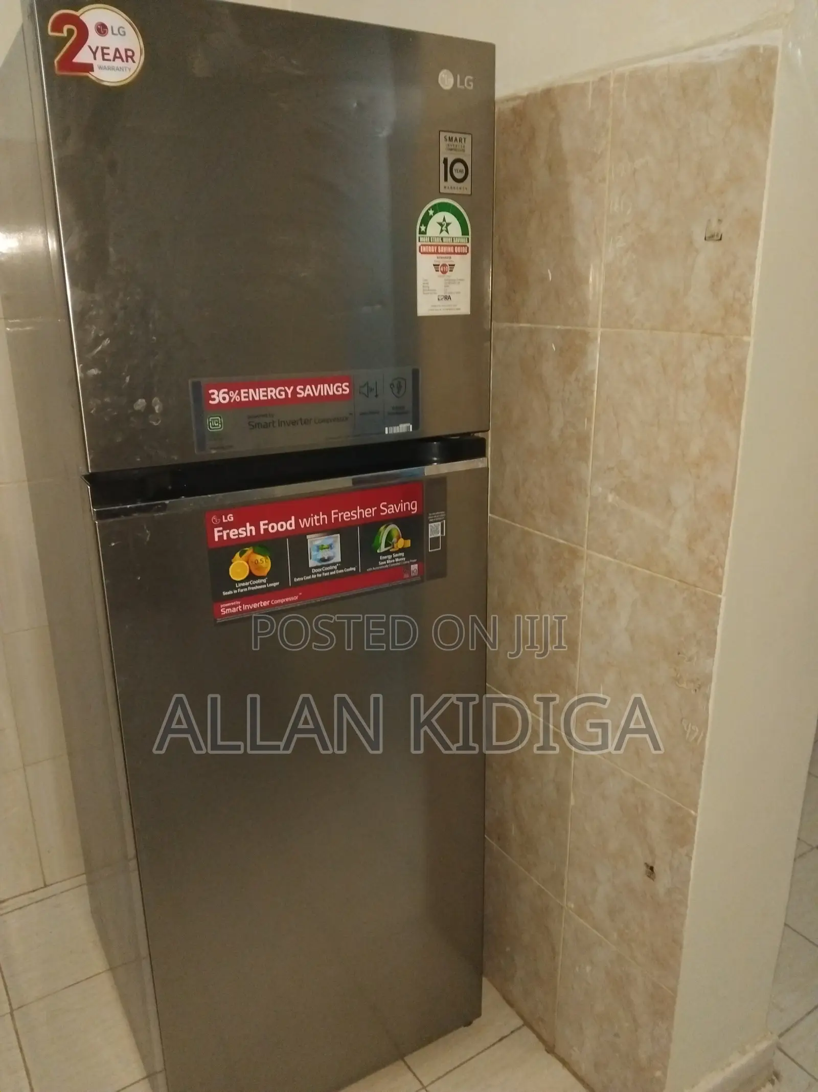 LG Double Door Fridge 330L