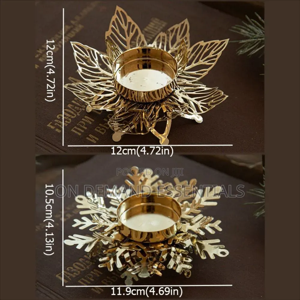 Decorations for Christmas Versatile Holiday Candle Holder
