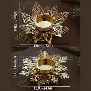 Decorations for Christmas Versatile Holiday Candle Holder