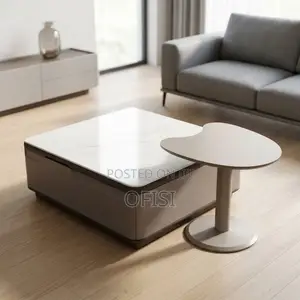 Coffee Table; Marble Top Living Room Table