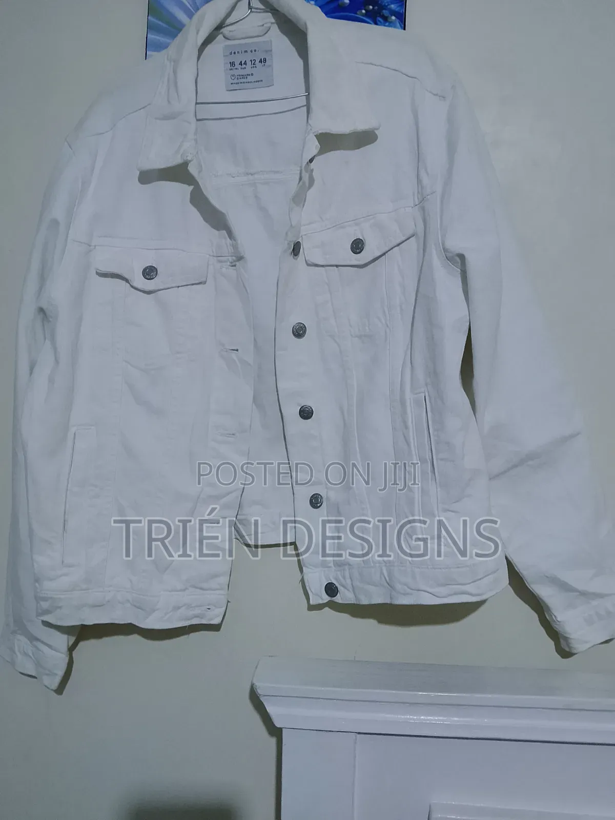 Classic White Denim Jacket – Fashion Jacket