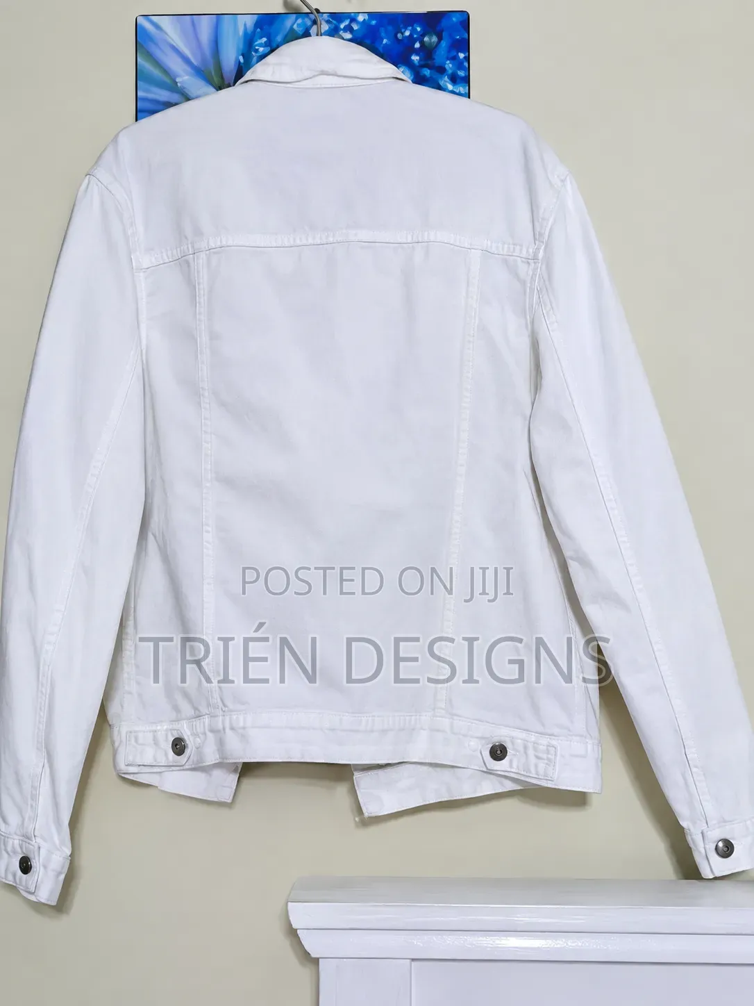 Classic White Denim Jacket – Fashion Jacket