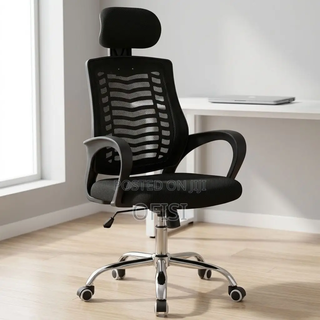 Office Chair; Ergonomic Headrest Computer Chair