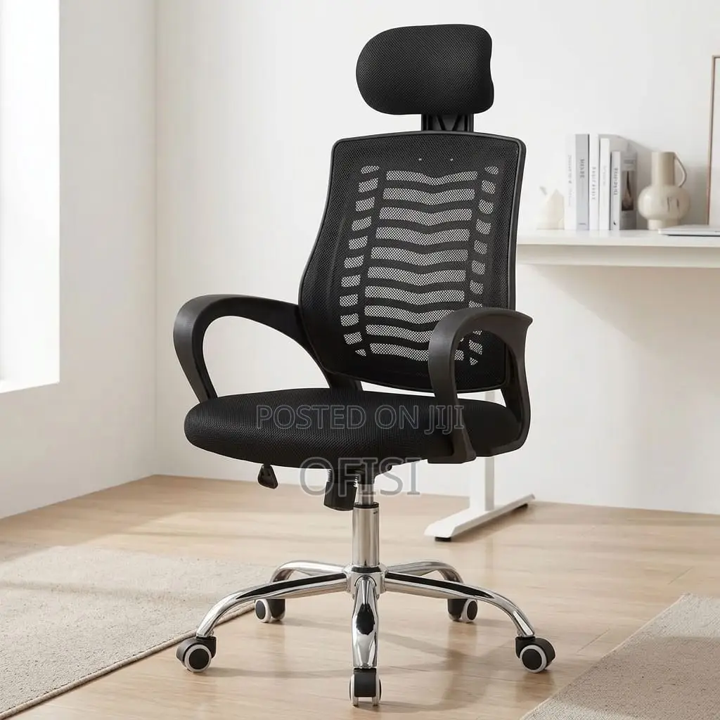Office Chair; Ergonomic Headrest Computer Chair