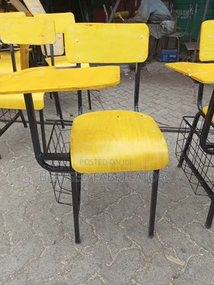 College Chair With Side Basket