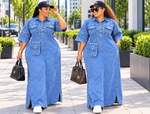 Maxi Denim Dress
