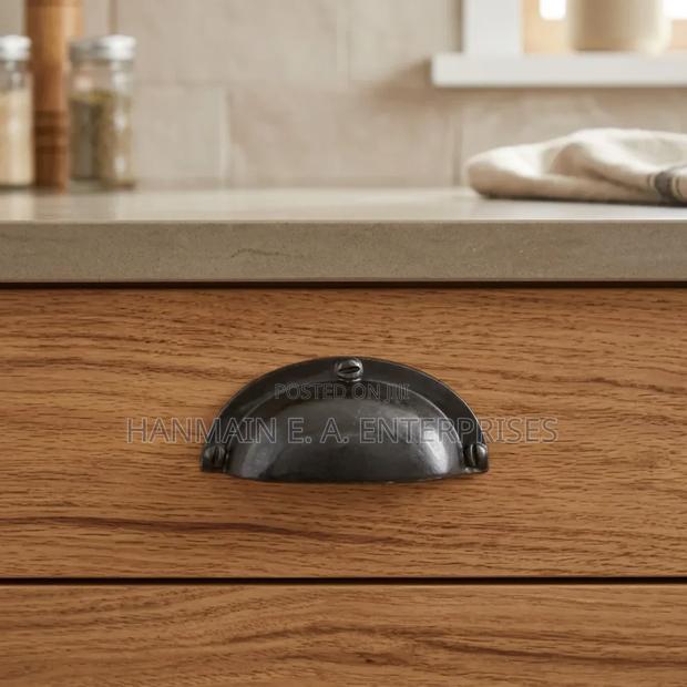Brass Half Moon Drawer Handle - thumbnail 4