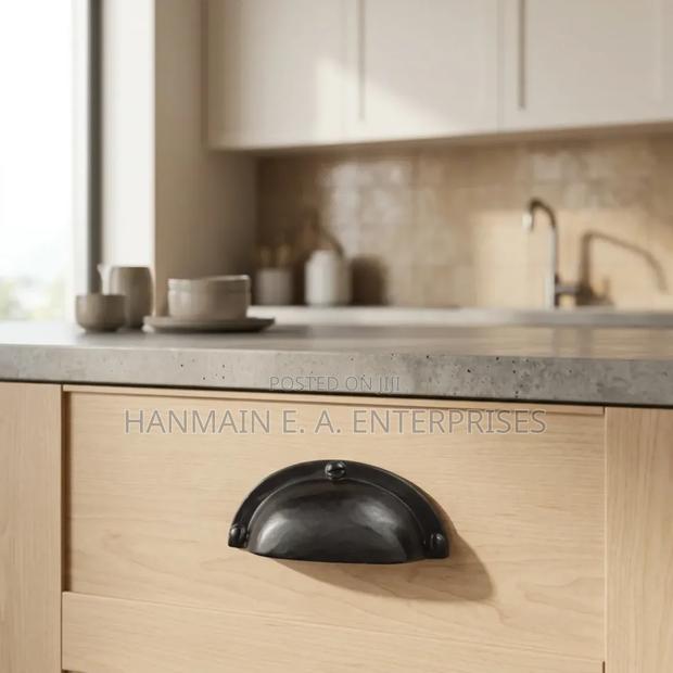 Brass Half Moon Drawer Handle - thumbnail 5