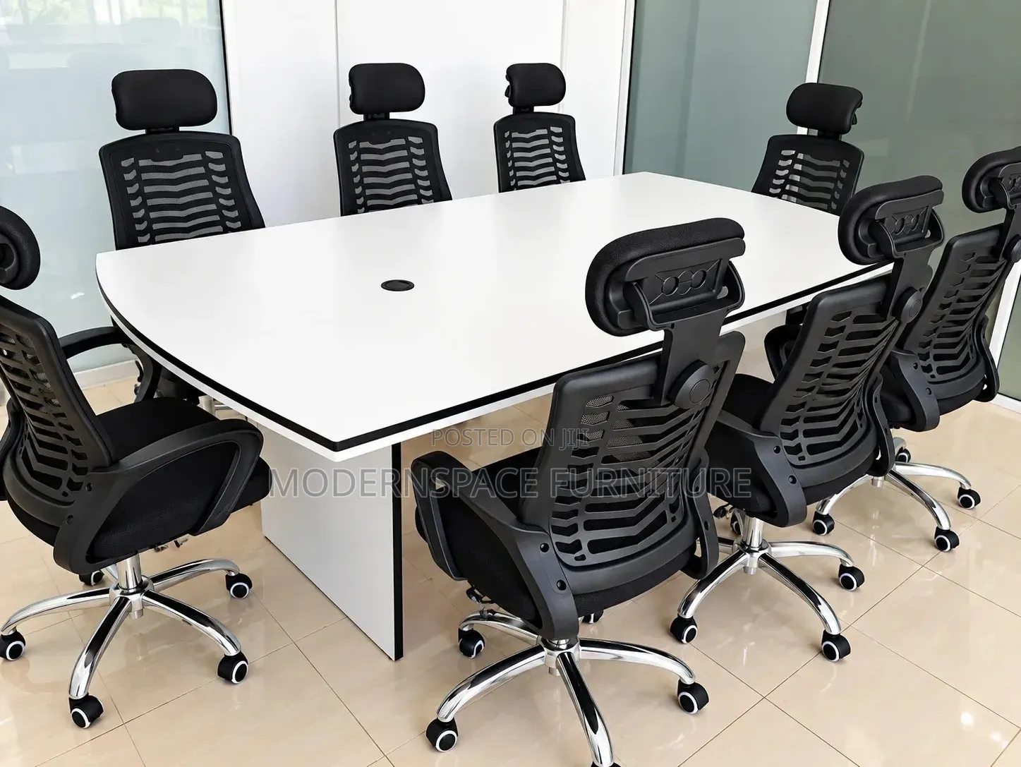 White Conference Table