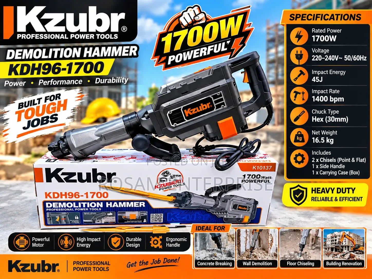Kzubr Demolisher 1700watts