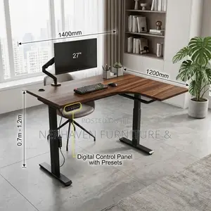 L Shape Adjustable Electric Desk – Height Adjustable Workstation
