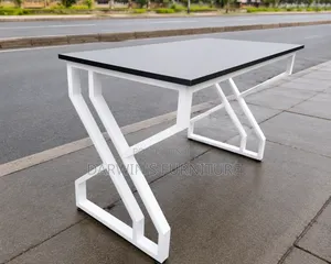 White Metallic Table