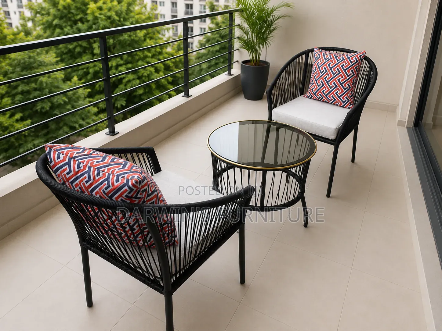 Outdoor Table and Two Chairs