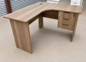 L Shaped 3drowers Table