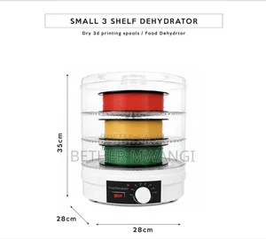 Electric 3 - Shelf Electric Food Dehydrator ( 3D Filament Dryer)