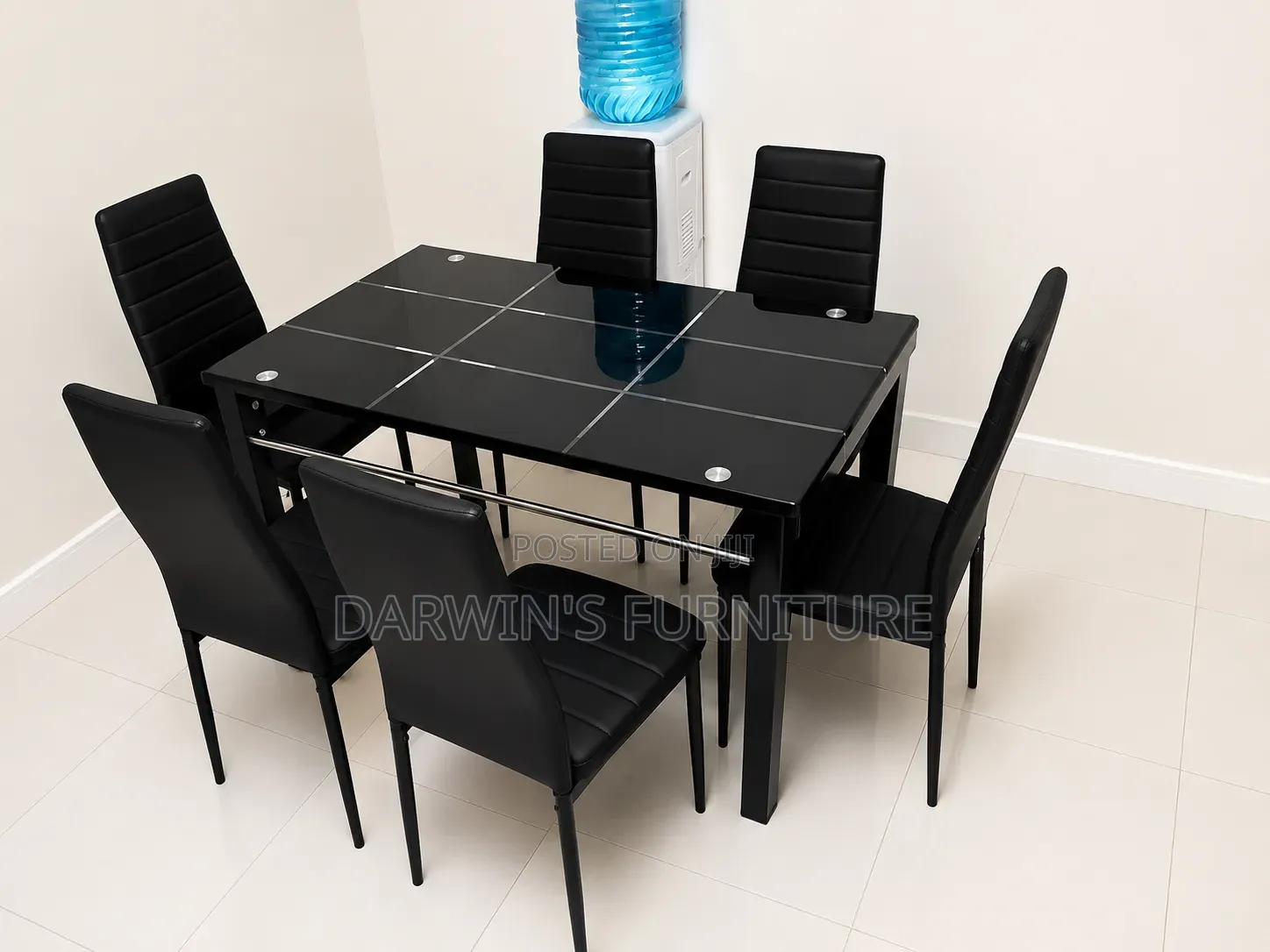 Black Dining Table Set