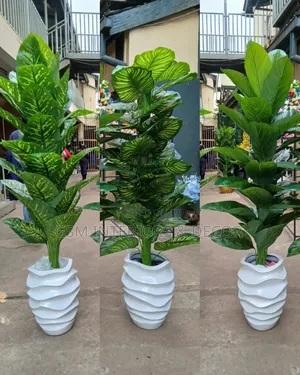 Artificial Potted Plants Complete With Vase Per Item