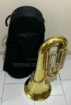 Professional 3-Valve BBb Tuba, Clean Standard Concert Tuba